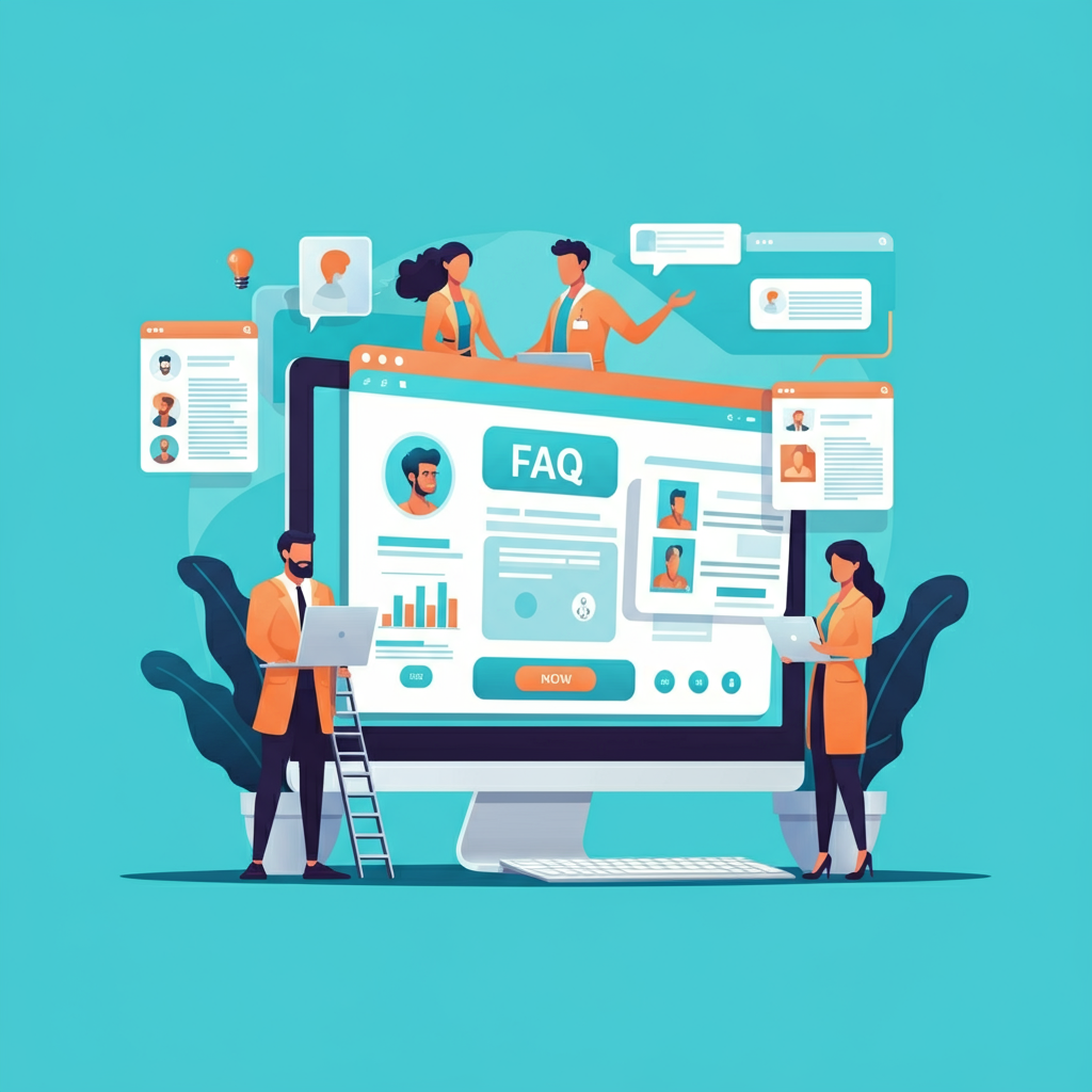 FAQs Section Illustration FAQs Section Illustration